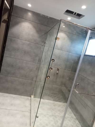 gray tile with black epoxy grout looks so good  #FlooringTiles  #kitchen tile #epoxy  #modularhouse