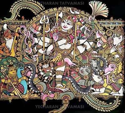 golden mural
yecharan tatvamasi
 #tatvamasimurals