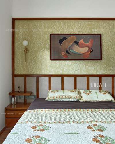 Earthy Elegance Meets Modern Luxury 
Step into calmness 🤎
A contemporary bedroom crafted in warm earthy tones, wrapped in teak wood with PU polish for that rich, timeless touch.
Minimal. Luxurious. Effortlessly serene. 🌿

#LuxuryBedroom #ModernInteriors #EarthyTones #TeakWoodDesign #ContemporaryLuxury #BedroomGoals #calmspaces  #DesignWithSoul #InteriorDesignStudio #HomeAesthetics #minimalluxury
#earthyelegance #classichomes #TraditionalHouse #residenceproject #TexturePainting #woodendesign