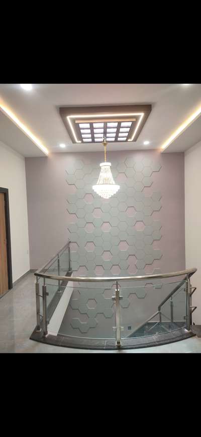 duplex lobby with profile light