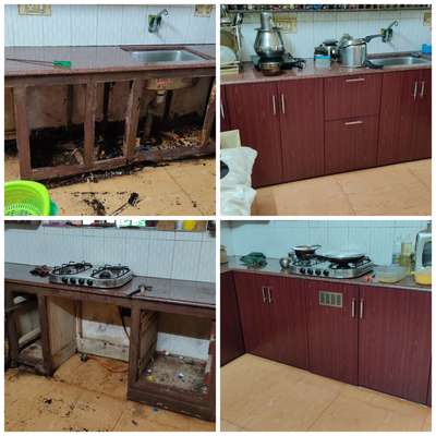 Kitchen renovation 
with Aluminium profiles