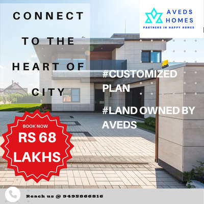 Customized villa at 68lakhs in Trivandrum city .