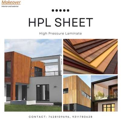 Makeover Interior Presenting you Exterior Elevation product HPL Sheet
.
.
High Pressure Laminate
at just 175 per sqft
. 
. 
#hpl  #hplsheet   #Interior #elevation #exteriorelevation  #modernexterior #louvers #modernelevation #makeoverinterior
. 
. 
Stay connected for more information
. 
. 
Or call us on 
7428109696
9311780628