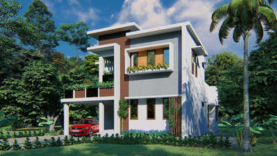 #1890 sqft 4BHK #shanavas residents #vandithadam,trivandrum #@ESPY ASSOCIATES......