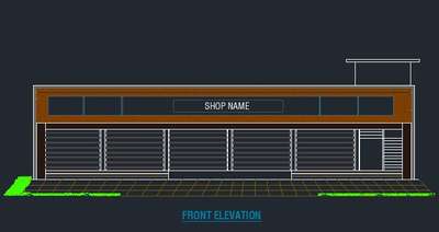 Elevation of shop