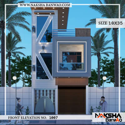 Running project #cscheme  Jaipur
Elevation Design 18x35
#naksha #nakshabanwao #houseplanning #homeexterior #exteriordesign #architecture #indianarchitecture
#architects #bestarchitecture #homedesign #houseplan #homedecoration #homeremodling #cscheme  #india #decorationidea #cscheme  architect

For more info: 9549494050
Www.nakshabanwao.com