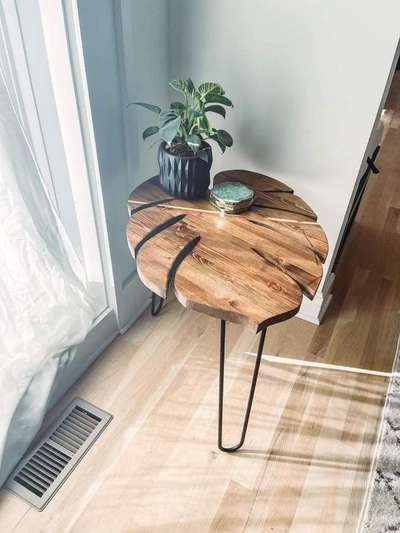 solid wood side table 2500 only #solid wood  #carving  #HouseDesigns