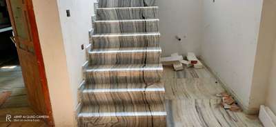 Staircase tile work