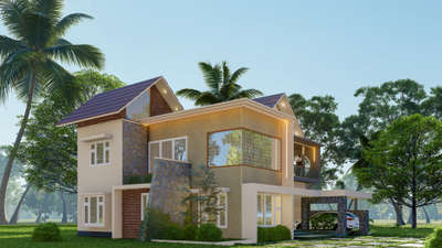 #exterior_Work  #3dsmax3dplan  #ElevationHome  #architecturedesigns