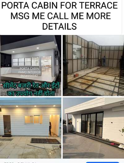 PORTA CABIN FOR TERRACE