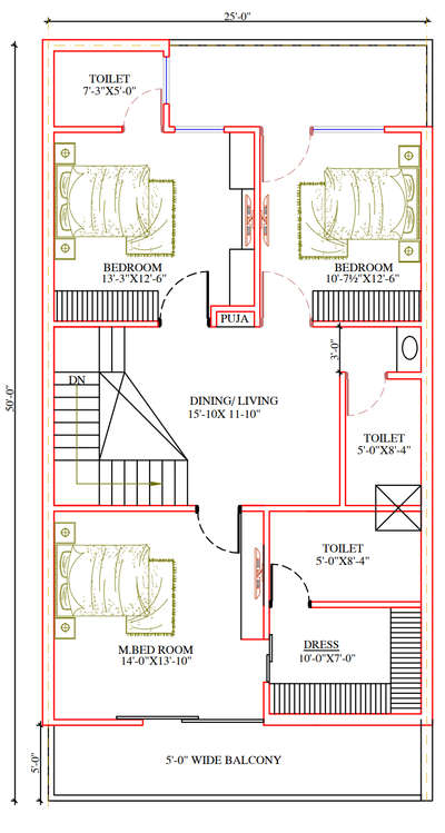 # Call Now 9649489706.👇👇
#25x50 Feet Plot,
 #South Facing plan,
 #First Floor Plan.