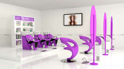 Ambikapillai salon design #salondesign #InteriorDesigner #salon #Architectural&Interior
