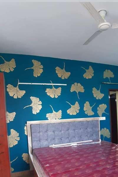 stencil tekcher  #asianpaints  #bergerpaints  #bergerpaint  #homepainting #jodhpur #TexturePainting #LivingRoomPainting