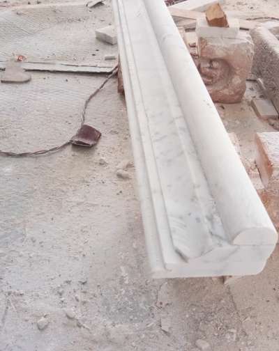 molding work on itelian marble for M3M penthouse site in gurugram sec 65
