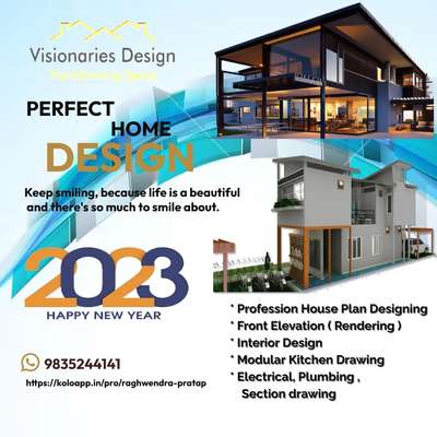 Happy New Year 2023.


New year offer drawing in just 2000₹ only...

#FloorPlans #ElevationDesign #houseplan #InteriorDesigner  #freehomeplans #startup #2000sqftHouse #2BHKHouse