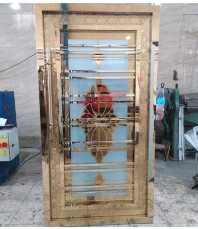 luxury steel door 🚪  panipat ( haryana) makinge Saifi steel welding work #gate #design #saifi
