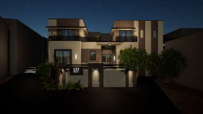 Night Visualisation of Villa.
#exteriordesigns #ElevationDesign #villa_design #nightrender #modernhouse