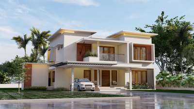 #KeralaStyleHouse  #Kozhikode #modernhome  #moderndesign #FlatRoof #FlatRoofHouse