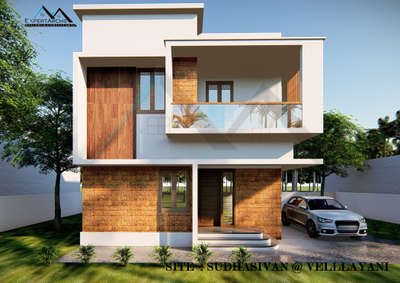 Small plot elevation
Site@Vellayani
 #SmallHouse  #smallhousedesign  #ElevationDesign  #westfacing  #smallplots  #doublestorey