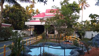 Work finished@iringalalkuda site garden #GardeningIdeas  #LandscapeIdeas  #pool