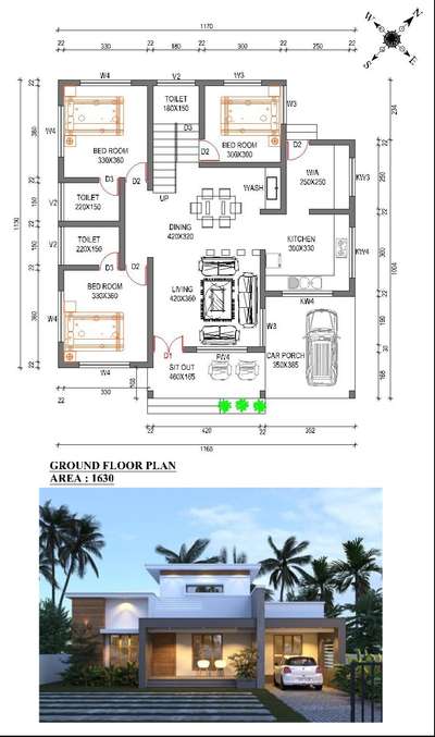 If there's a plan,there's a way to your dream home... 🏠 #FloorPlans #KeralaStyleHouse  #keralastyle  #3d  #3BHKPlans   #3bhkhouseplan