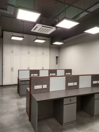 Office Work Area Complete work by I S Enterprises 
 #OfficeRoom  #office  #Designs