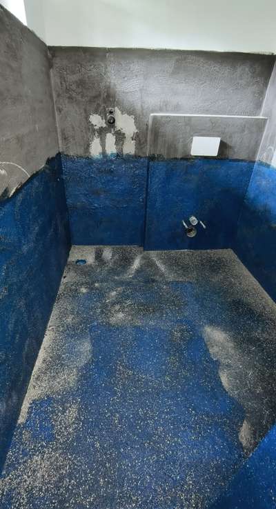 Fiberglass waterproofing.. Life time warranty  #WaterProofings  #bathroomwaterproofing