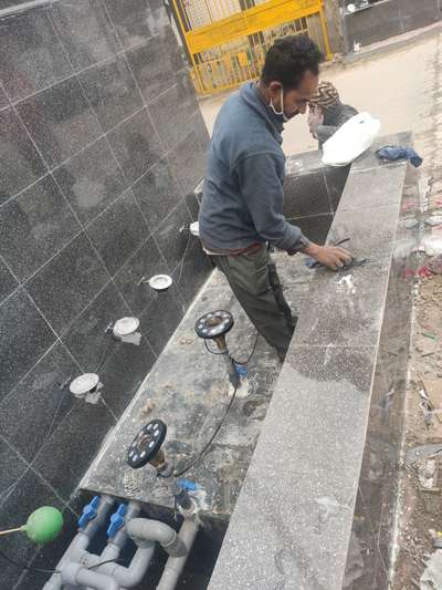 today at Shalimar garden. public place gyser and sheet fountains  2 No.