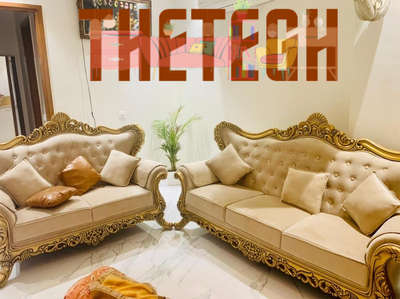 THETEGH🧵
(Still Doubting .?🌻)

The perfect piece to reflect the royal tastes, this royal living room set anchors a seating ensemble in timeless appeal. Clean-lined silhouette with tight arms and carved feet. Carving brings out this sofa’s glamorous side, while exquisite details include high-density foam.🛋
.
.
.
. 
 #50LakhHouse  #Sofas #LUXURY_SOFA #InteriorDesigner #comfort #LivingroomDesigns #LivingRoomSofa #❤castle #goldleafpainting  #vintage