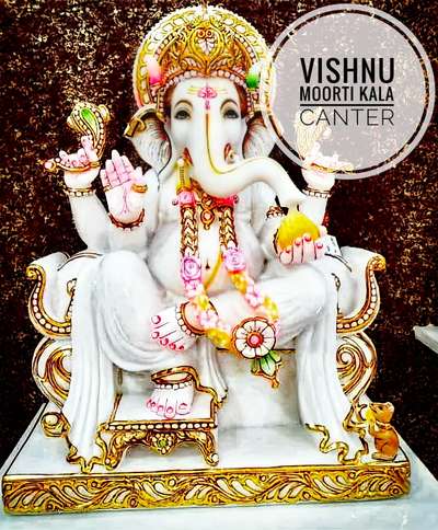 imagine if it's in your #home #tample #InteriorDesigner  lord Ganesha moorti in white marble . in white extremely good quality use in it.  all type of size available. we work on contract base. we are manufacturing any type of sculpture or god moorti. 
for inquiries watsp no. 9358359383 #KitchenInterior #Tample #ElevationHome #HomeDecor #LivingRoomTable #moorti #lordhanuman #lord #MarbleFlooring #marblearts #marble