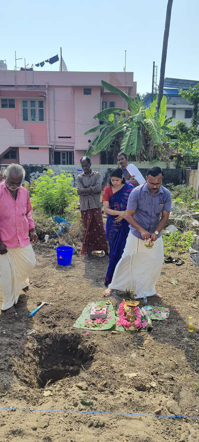 Bhoomi pooja.