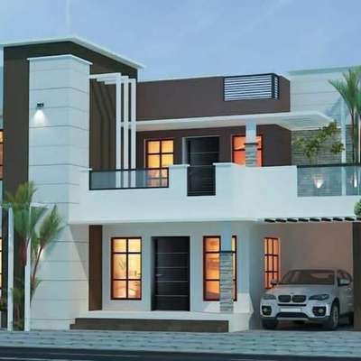 1800 sqft Contemporary House at Nedu