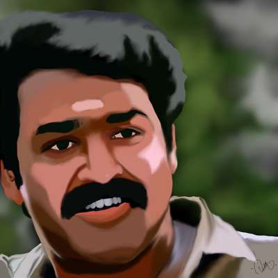 illustrated art work
#mohanlal
#illustration