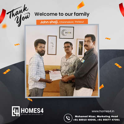 You're welcome😊! We're delighted to share the exciting news that your agreement for the building construction work in Home4🏡 has been approved. Thank you for choosing us as your construction partner. Our team is eager to begin and ensure that every detail is handled with care and expertise. If you have any questions or need any assistance during the construction process, please don't hesitate to reach out. Let's work together to create a wonderful living space you'll cherish for a lifetime!

📞 Contact Us:
Phone: +91 88910 40046, 
              +91 95677 47091
What’s app : +91 88910 40046


 #Alappuzha #MrHomeKerala  #KeralaStyleHouse #keralaarchitectures #koloapp  #Ernakulam #Kozhikode #Kasargod #Malappuram #Kannur #vayanad #kochi  #Thiruvananthapuram #Kollam #Pathanamthitta #Palakkad #SmallHomePlans #ElevationHome #homesweethome #SmallHomePlans #40LakhHouse #homeandinterior #homedesignkerala #homeplan #newwork #newmodal #new_home #newhouseconstruction #new_project #HouseDesigns #HouseConstruction  #koloamaterials  #kerlaarchitecture  #architecturedesigns  #Architectural&nterior  #archkerala  #kerala_architecture  #architectindiabuildings #Idukki  #home4  #HomeAutomation  #alldesignworks  #interior4all  #ZEESHAN_INTERIOR_AND_CONSTRUCTION  #interiorcontractors  #Hayathee_interior  #LUXURY_INTERIOR  #interiorghaziabad #interiorfitouts  #Buildibg_Worker  #BestBuildersInKerala #mk_builders #commercial_building #buildingengineers #GM_Builders #buildersthrissur  #thriponithara  #Thrissur  #Aluva #kothamangalam #muvattupuzha #thoothukudi #thodupuzha #perumbavoor #ElevationHome #semi_contemporary_home_design #celibrate  #keralahomedream  #keralaattraction  #keralagallery #loan  #PlotLoan #PersonalLoanBank #full_loaded_bathroom #loanofficer #loanagainstproperty #loans  #loanapplication  #loanservices #instagrammarketing  #instareels #instahome  #instagram  #instagramtrandingreels #instagramreelsindia  #instagramhomedesign  #instagrammarketing  #instagramforbusiness #digitalmarketing  #digitalmarketingagency  #digital_marketing_tutorials  #digital_eco_home  #digitalmarketingtips  #digitalcourse  #viralreels  #viralposts  #viralpost  #viralkolo  #viral_design_wallpaper  #viralvideo  #viralhousedesign