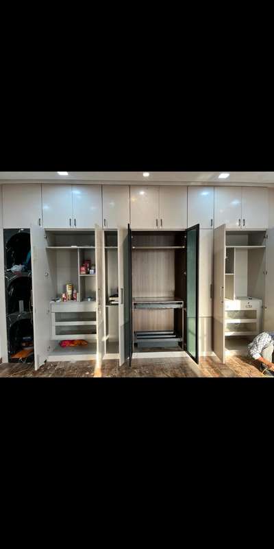 morden wardrobe inner partition design