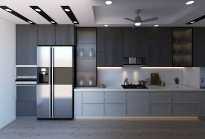 Contact us for 3D Modern Kitchen Design