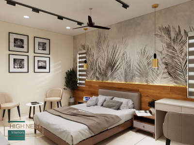 #MasterBedroom  #BedroomDesigns  #WallDecors  #customized_wallpaper  #interiordesignkerala  #GypsumCeiling