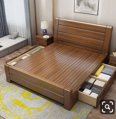 Wooden bed