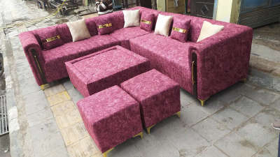 L Corner Sofa Set from gulmohar Steel & furniture