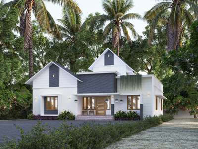 Kerala house design 
#keralahousedesign #keralahomestyle #ContemporaryHouse #onefloorhouse