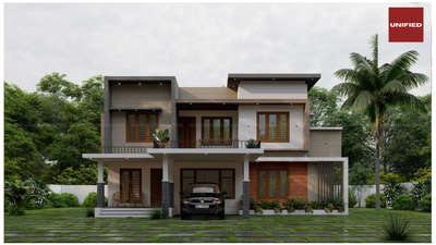 Beautiful Exterior 3D rendering by Team Unified Architects
