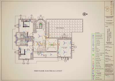 Electrical layout of residential building for our Client 

#electricaldrawing #electricallayout #plan #3D #3DRendering #ResidentialDesign #residentialplan #landsigninteriors