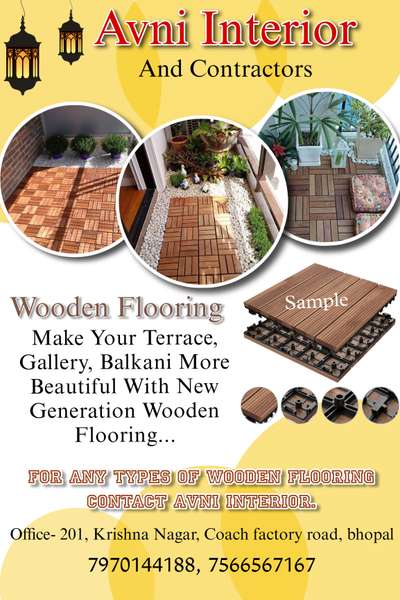 #WoodenBalcony  #WoodenFlooring  Any Type of Wooden Flooring contact Avni interior 7970144188...