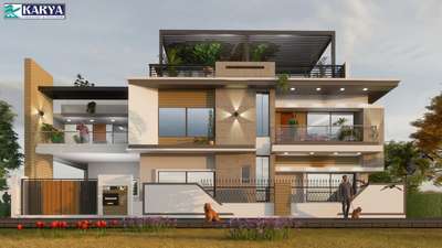 3d elevation Dholpur Rajasthan 
By karya team