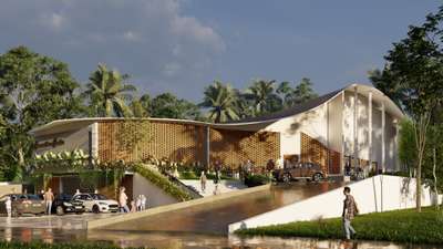 blend of tradition and modernity.
Presenting our latest project – a convention centre at Manathumangalam, Perinthalmanna.
Designed with a contemporary approach while gracefully integrating traditional elements, the structure reflects its context — nestled near heritage temples yet fulfilling our client’s vision for a modern elevation.
Every curve, jaali, and material was thoughtfully planned to celebrate both legacy and innovation.

.
.
.
.
.
.
.
.
.
.

#R+AArchitects #ConventionCentreDesign #ArchitectureKerala #TraditionalMeetsModern #Perinthalmanna #ArchitecturalDesign #ContemporaryArchitecture #DesignWithContext #KeralaArchitects #SustainableDesign #JaaliWall #TempleTownModern #bestarchitecturefirminkerala #bestarchitectsinkerala #toparchitectsinkerala #bestarchitectsinperinthalmanna #bestarchitecturefirminperinthalmanna #bestresidentialarchutecturefirminperinthalmanna #commercialarchitecture #bestcommercialarchitects