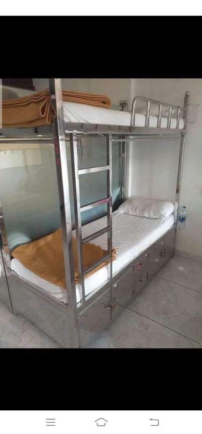stainless steel bunk bed for kids