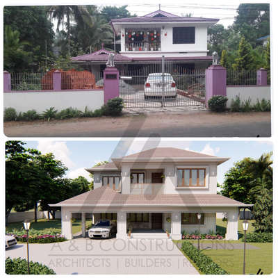 Renovation Design for an upcoming residence at Thrissur
