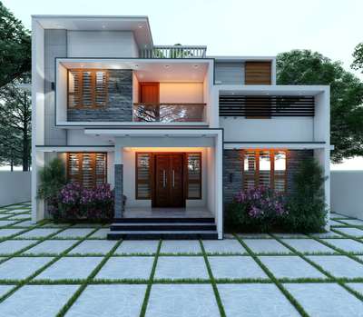 ഇഷ്ടപ്പെട്ടാൽ ലൈക്ക് ചെയ്യാൻ മറക്കല്ലേ 👍
client :Arjun 
 #ElevationHome  #boxtypehouse  #modernhouses