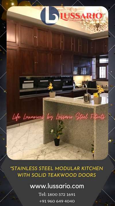 #stainlessSteelkitchens  #stainless  #stainlessSteelkitchens  #luxurioushomes  #waterproofkitchen  #termiteproofkitchen  #teakwood  #modernkitchenideas  #bestkitchenideas