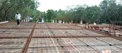 Reinforcement work of slab